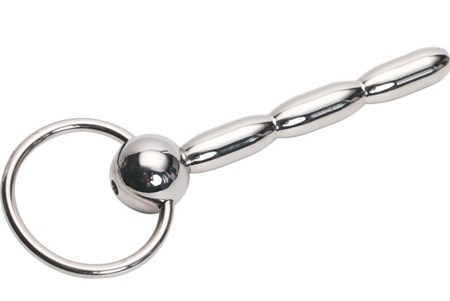 Зонд для пениса 8мм с кольцом