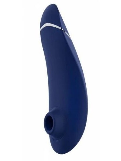 Синий клиторальный стимулятор Womanizer Premium 2