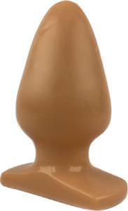 Анальная пробка большая телесная 