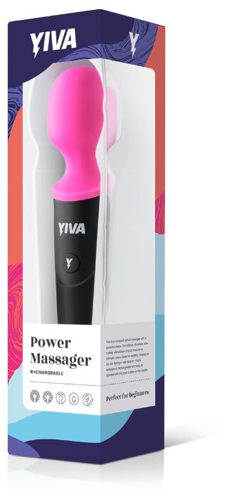 Розовый вибромассажер Yiva