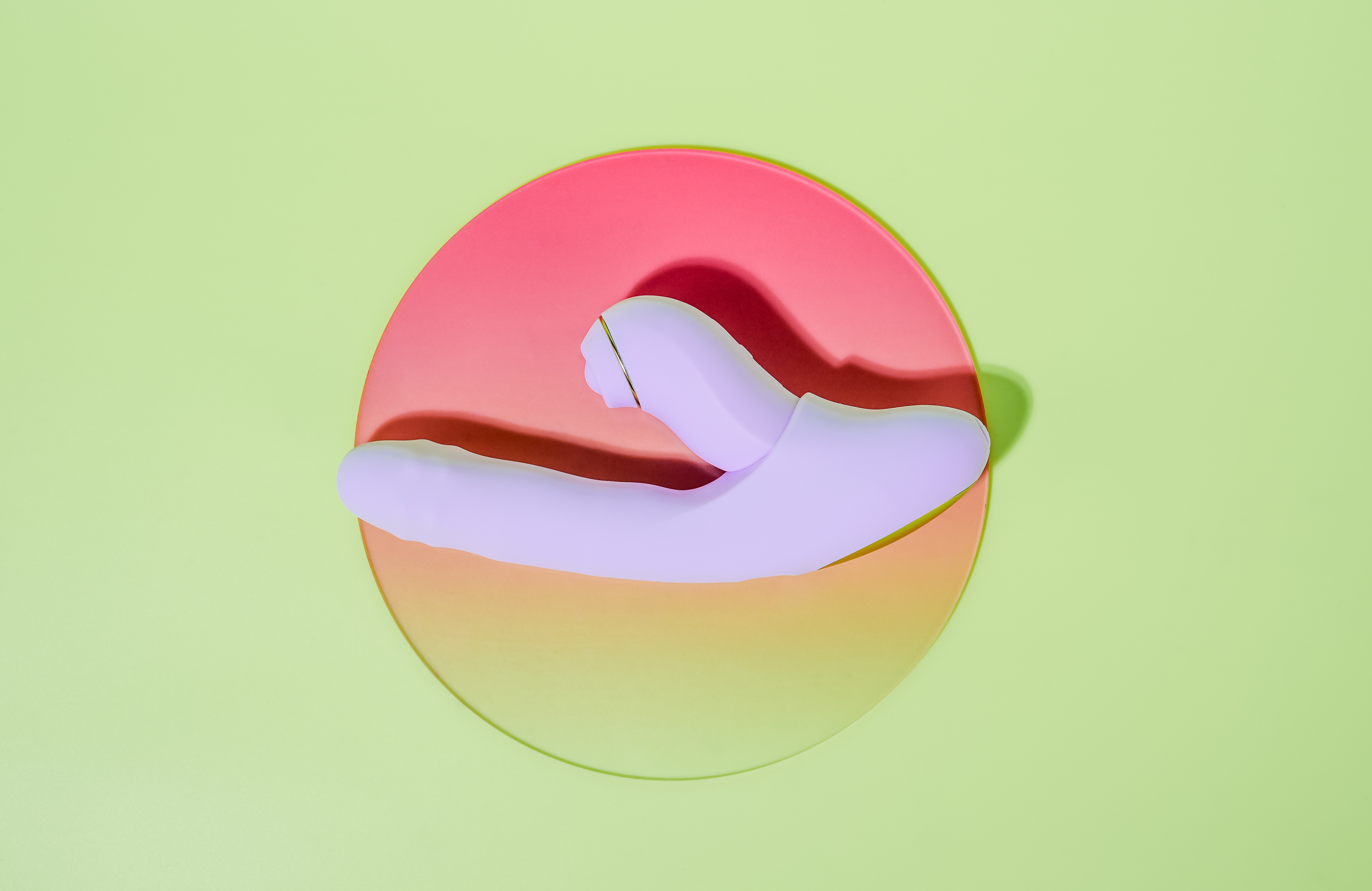 Интерактивный вибромассажёр Svakom 2в1 DuoGlow с нагревом