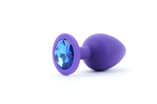 Фиолетовая анальная пробка Large Blue