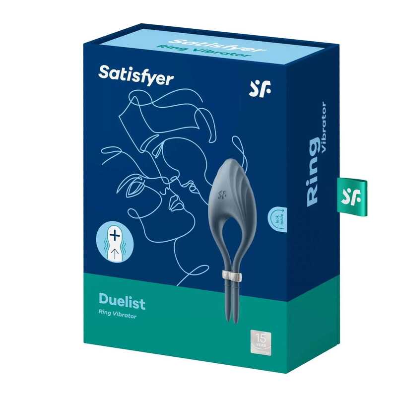 Эрекционное лассо с вибрацией Satisfyer Duelist dark