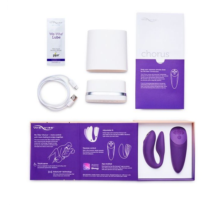 WE-VIBE Chorus Вибратор для пар фиолетовый