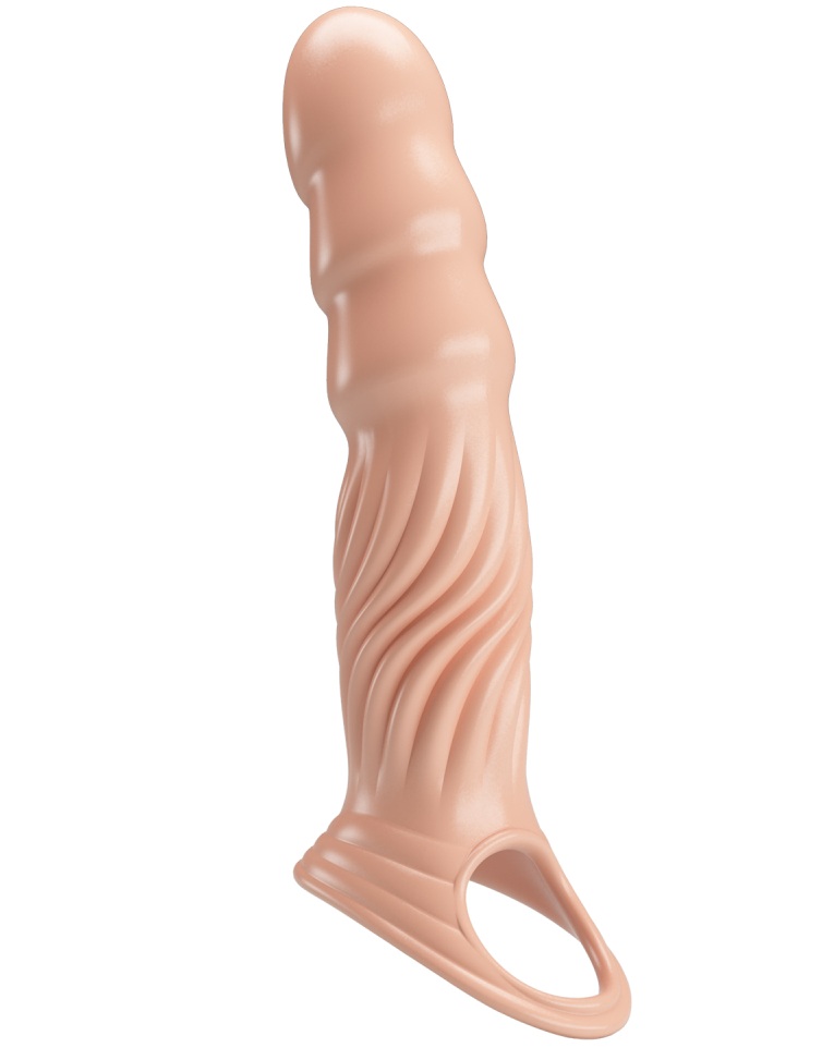 Насадка на пенис с тремя вкладышами-удлинителями