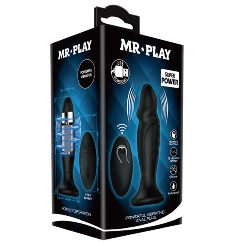Анальная втулка с управлением Mr.Play