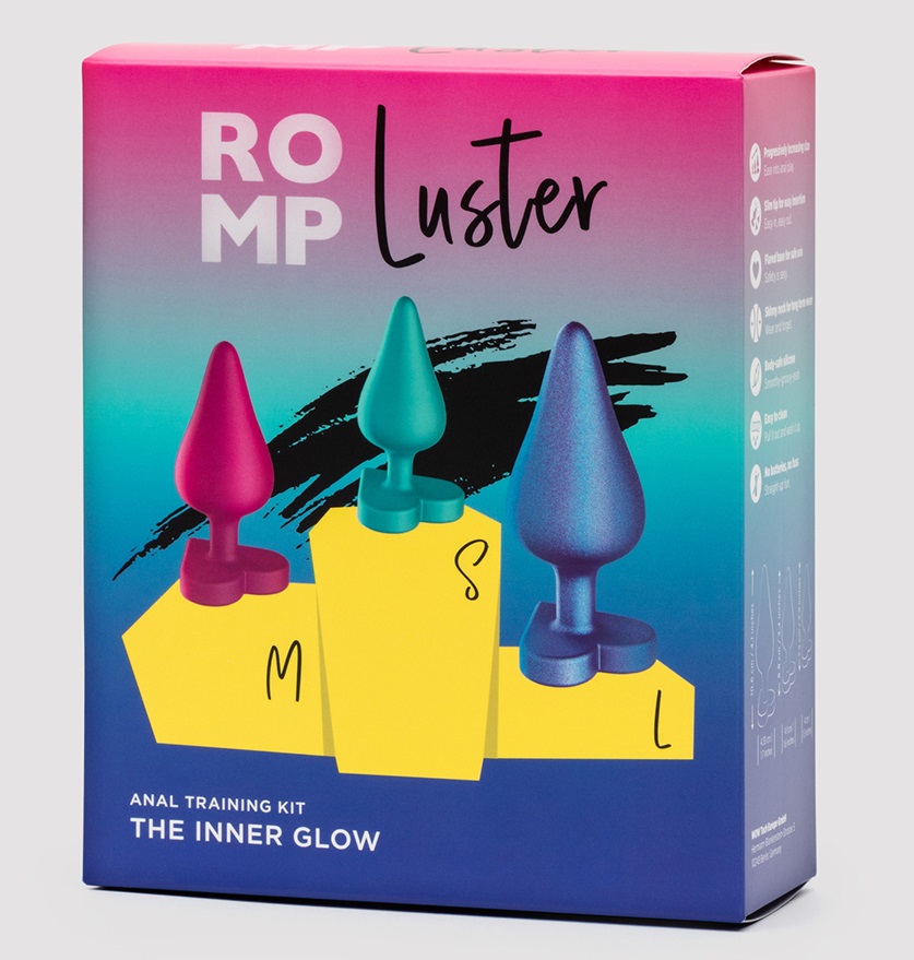 Набор анальных пробок Romp Luster 3 шт.