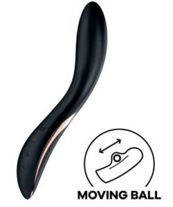 Вибратор Satisfyer Rrrolling Explosion с движущимся шариком для точки G 