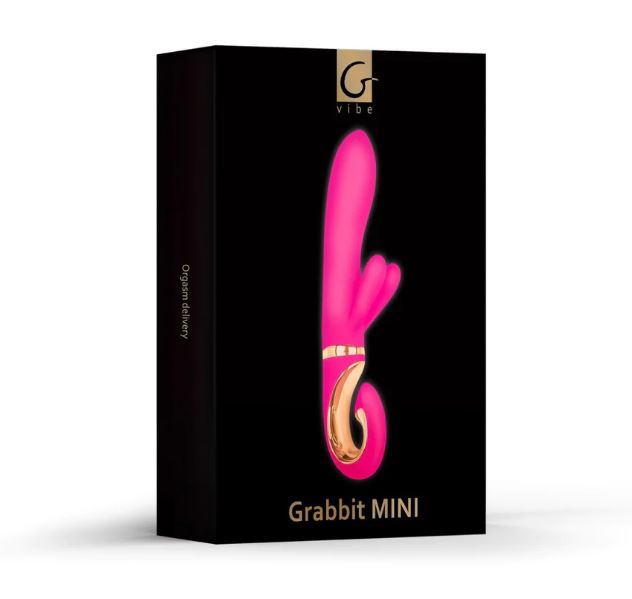 Розовый мини вибратор для женщин Grabbit Candy