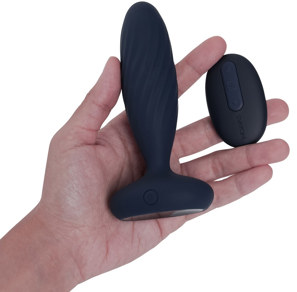 Анальная вибропробка Jordan с поступательными движениями