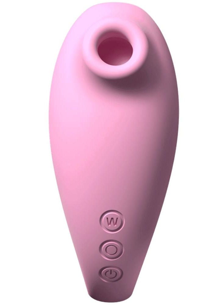 Вакуумный стимулятор Revelation розовый с приложением