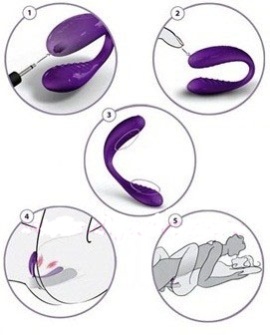 Стимулятор для двоих We-Vibe 3 фиолетовый