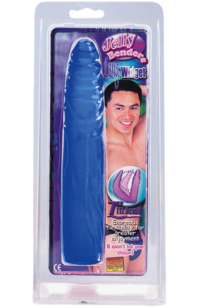 Рельефный фаллоимитатор Jelly Benders Blue