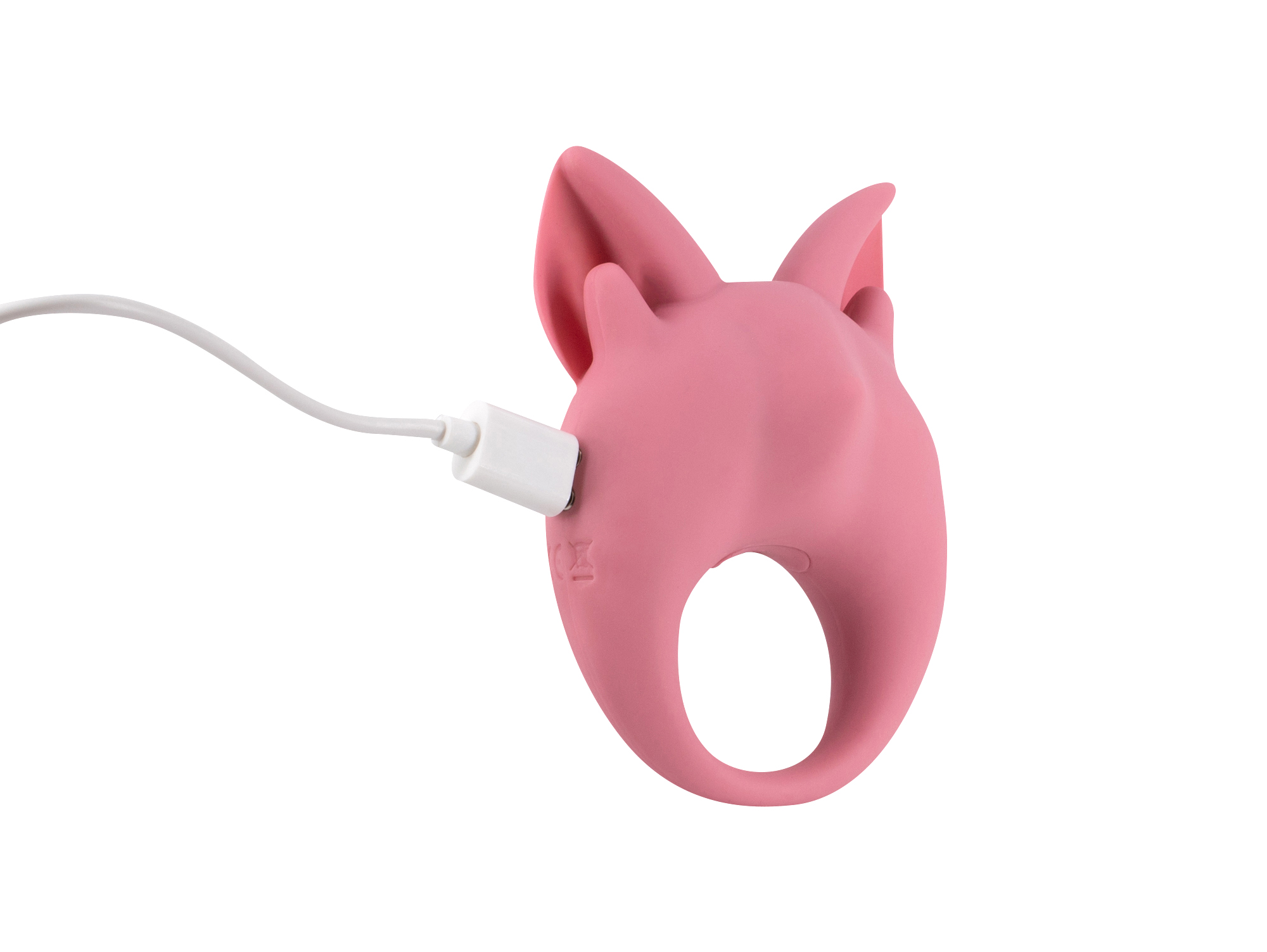 Розовое эрекционное кольцо Mimi USB