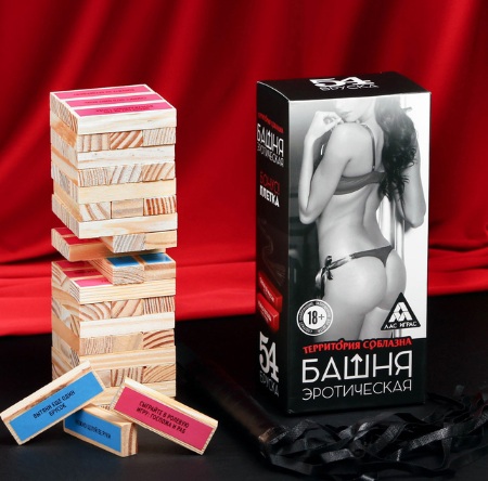 Игра  падающая башня Эротическая