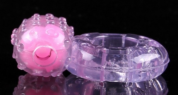 Эрекционное кольцо с вибрацией Pink