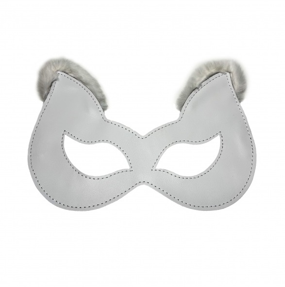 Маска из натуральной кожи White