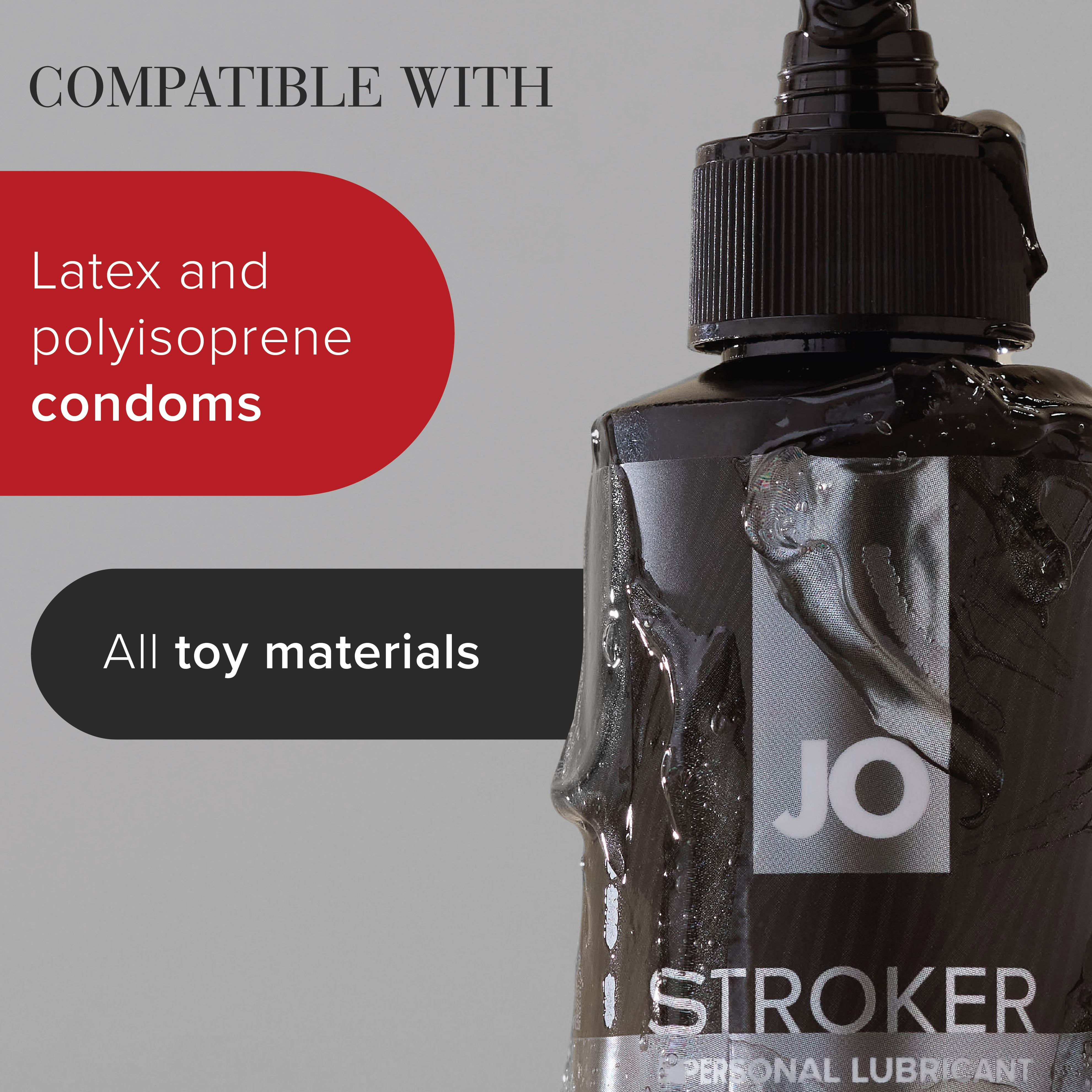 Гель на водной основе JO Stroker Lube для мастурбаторов 240 мл