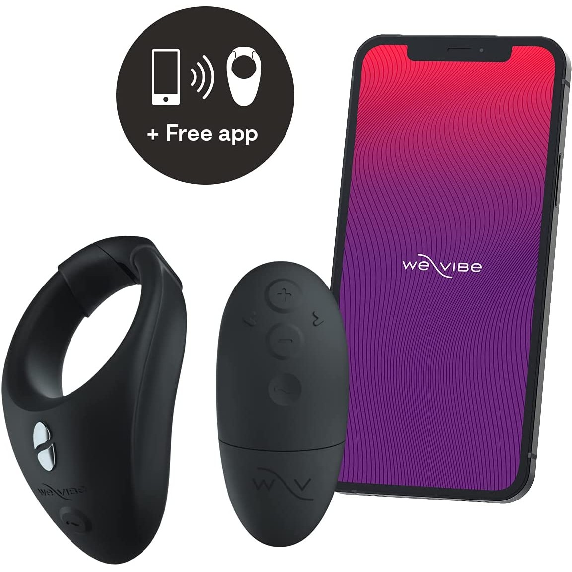 Эрекционное виброкольцо WE-VIBE Bond с пультом управления