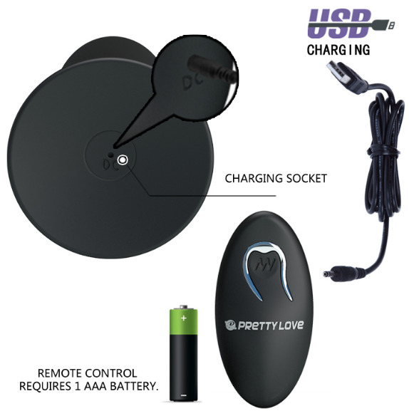 Анальная пробка с дистанционным пультом