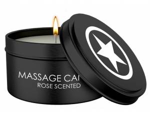 Массажная свеча с ароматом розы Massage Candle 
