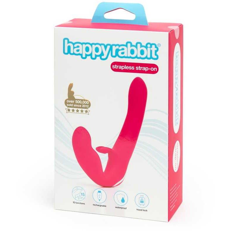 Гибкий страпон Happy Rabbit