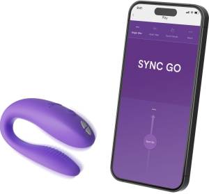 Вибромассажер для пар We-Vibe Sync Go фиолетовый 