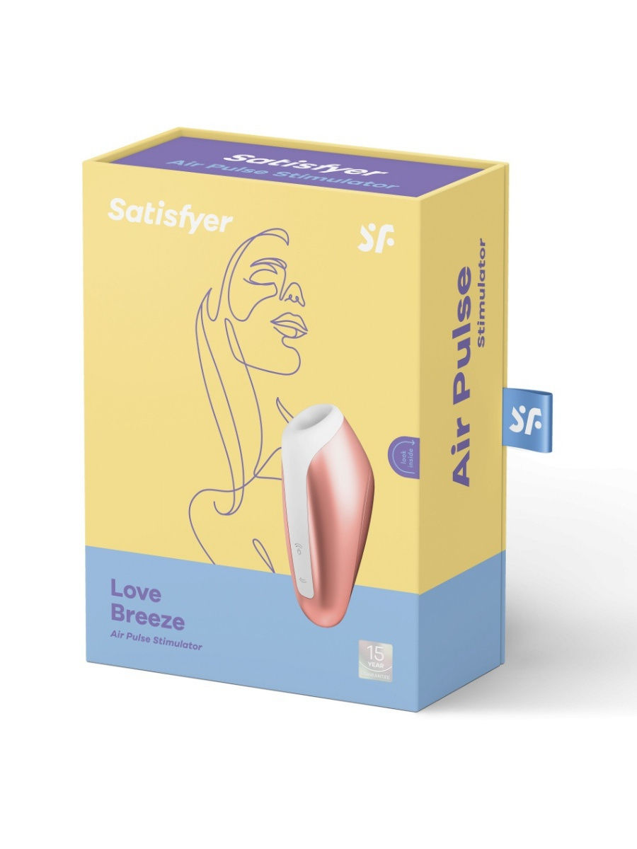 Розовый стимулятор клитора Love Breeze 