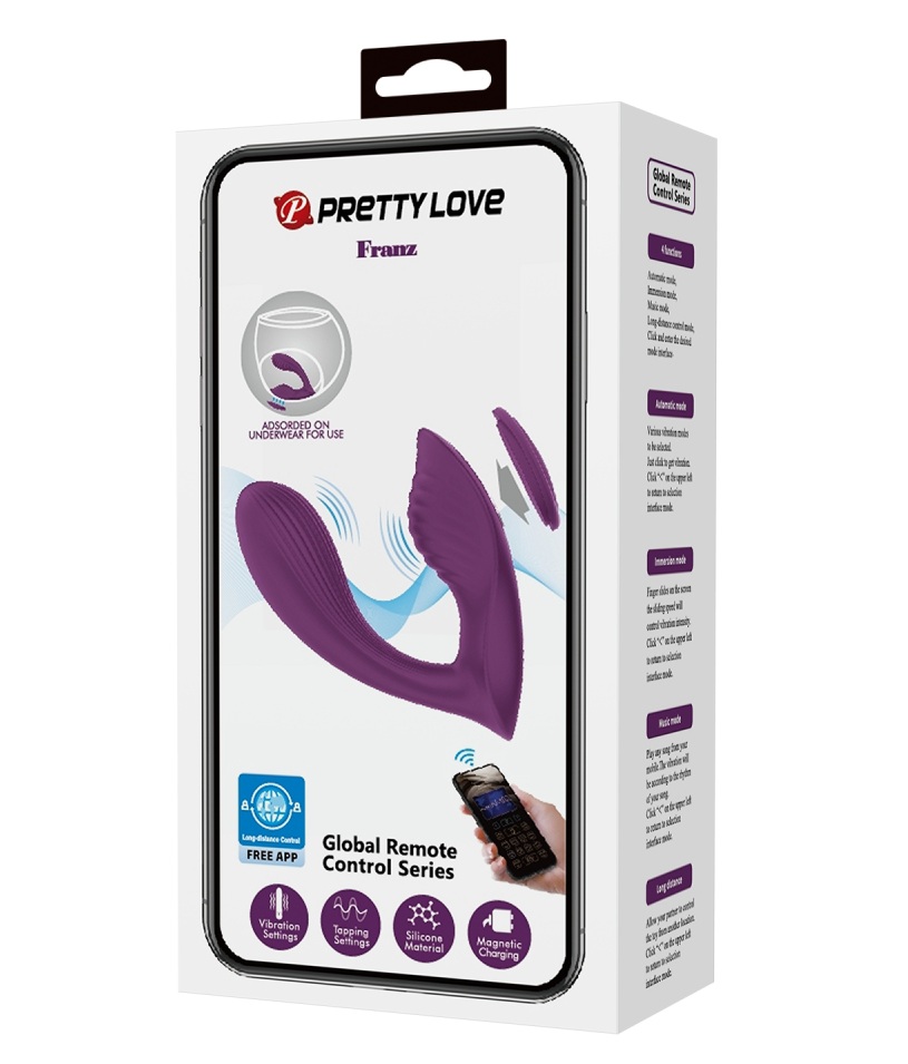 Вибратор в трусики c приложением Franz
