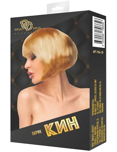 Парик каре с челкой Кин блондинка