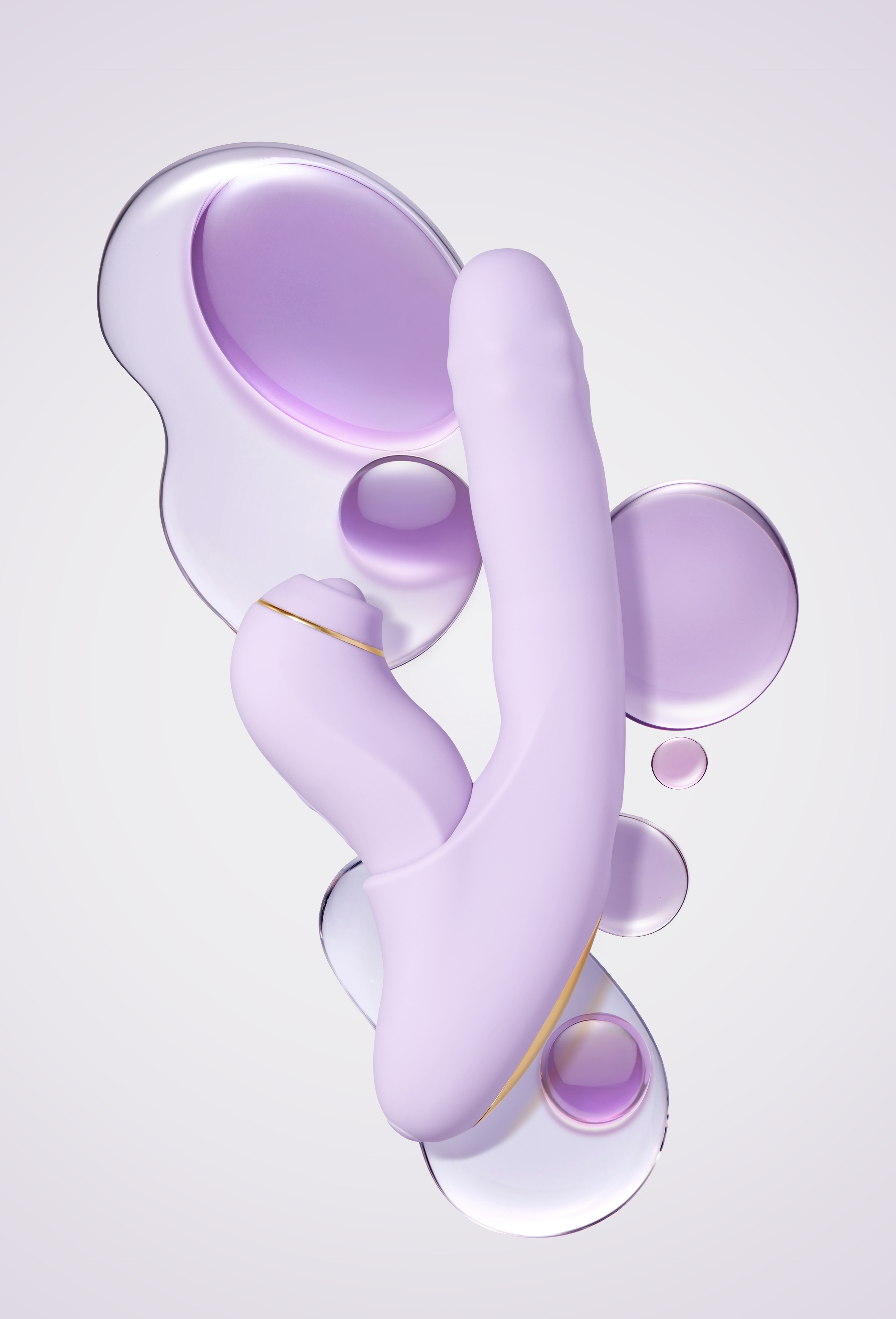 Интерактивный вибромассажёр Svakom 2в1 DuoGlow с нагревом