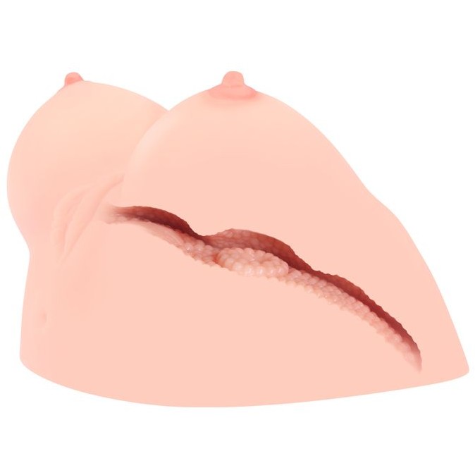 Мастурбатор грудь с вибрацией и ротацией Juliana Breast