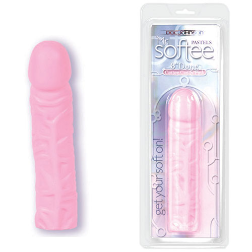 Фаллоимитатор 8in Cotton Candy Pink