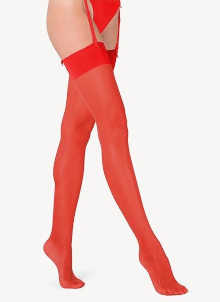 Красные чулки Dea 4