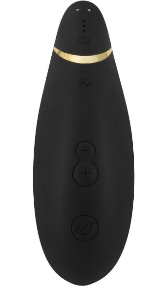 Клиторальный стимулятор Womanizer Premium черный/золотой