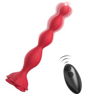 Анальная виброелочка Роза 