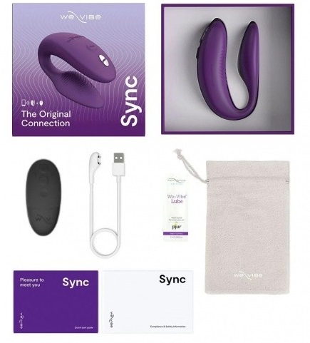 Вибромассажер для пар We-Vibe Sync 2 фиолетовый