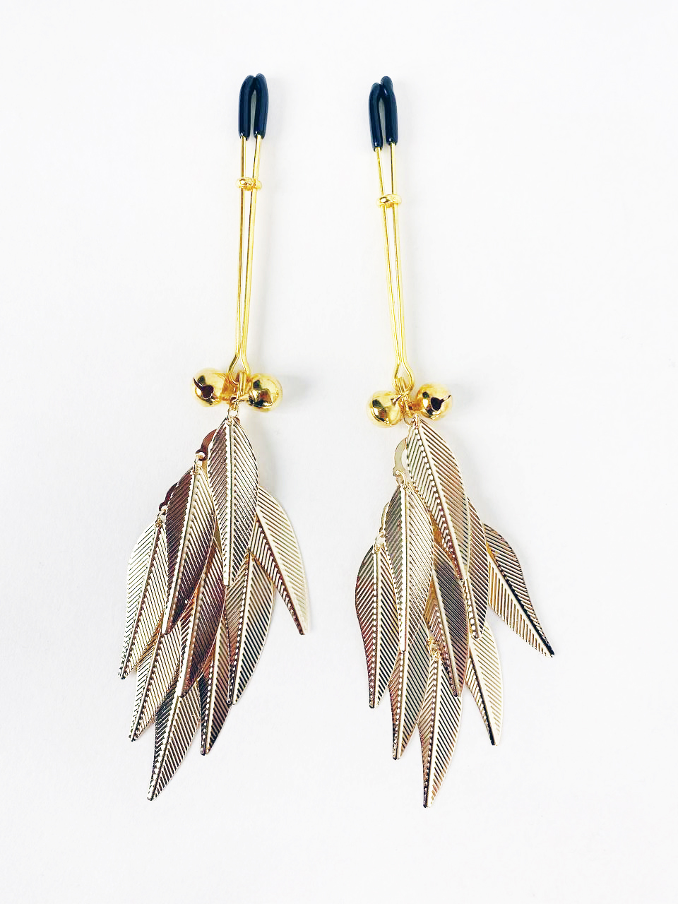 Зажимы для сосков Золотые перышки