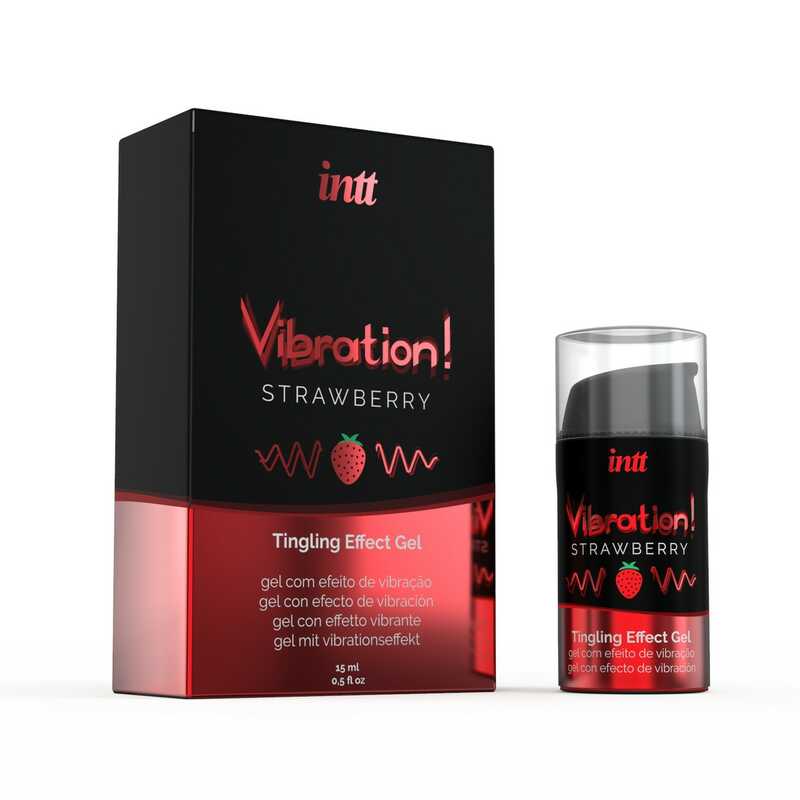 Жидкий вибратор Vibration Strawberry 15 мл