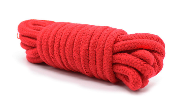 Веревка для бондажа красная 5 м