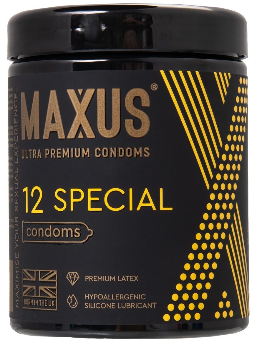 Презервативы точечно-ребристые MAXUS Specia №12  X-Edition