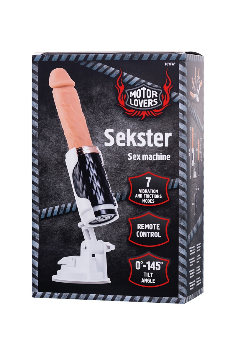 Черная секс-машина Sekster 29 см