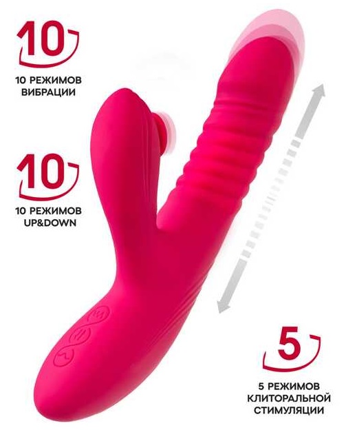 Розовый виброкролик JOS Seri