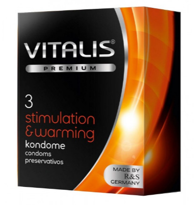 Презервативы VITALIS №3 Stimulation & warming 