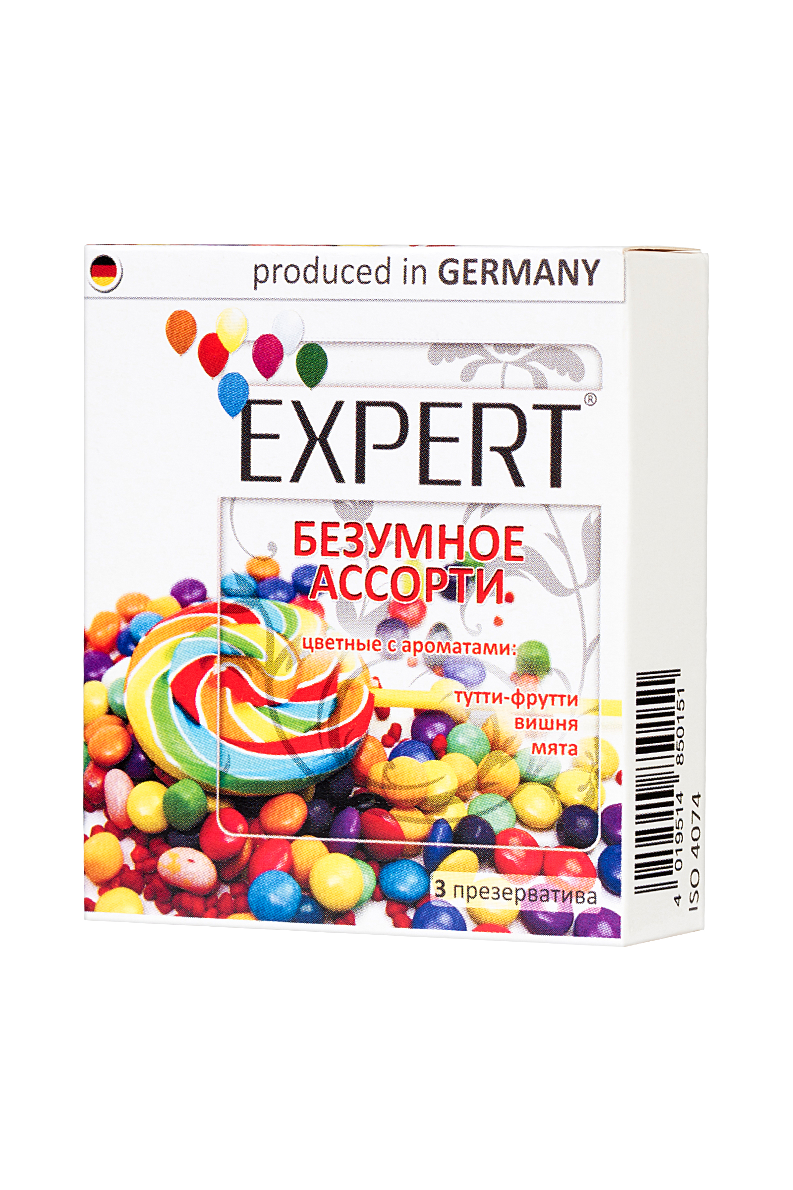 Презервативы Expert Безумное ассорти 3шт