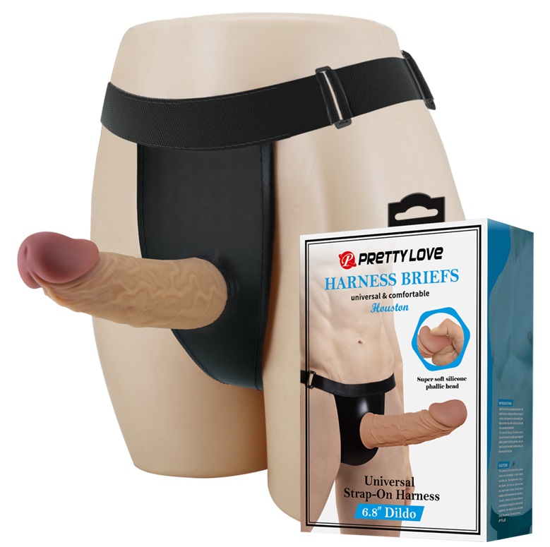 Полый страпон для мужчин и женщин с мягкой головкой