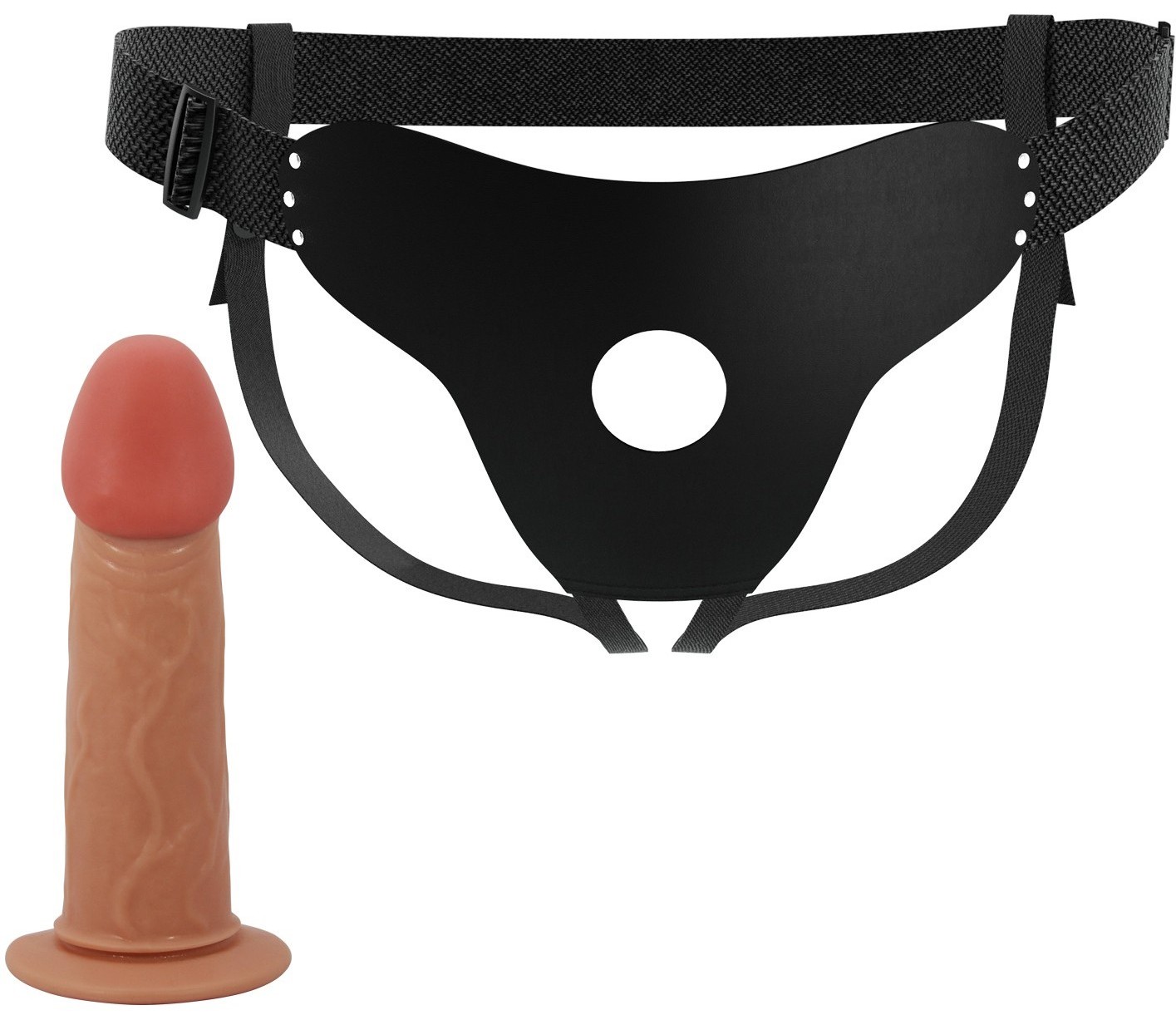 Полый страпон с нежной головкой Stark Pretty Love