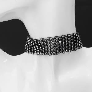 Чокер сеточка со стразами 