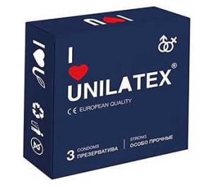 Особопрочные презервативы UNILATEX 3 шт 