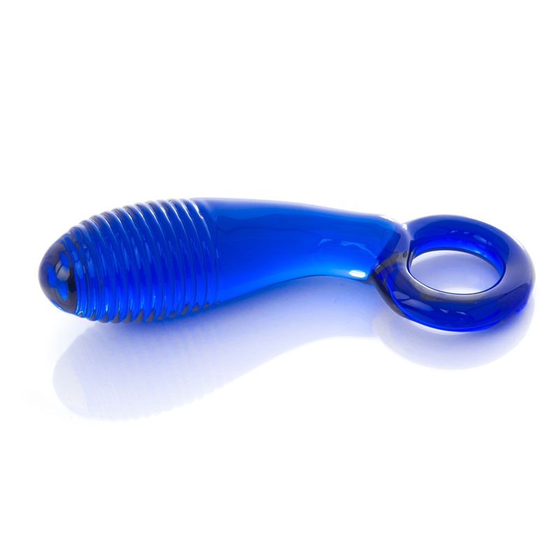 Рельефная пробка для точки G  стекло